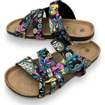 Dámské pantofle Sport Dámské černé korkové pantofle 02 Černá, 38