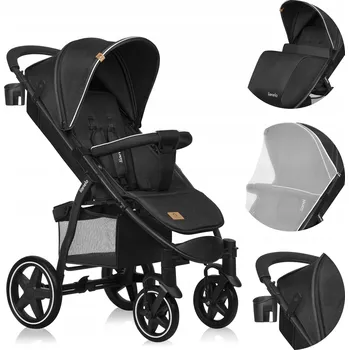 Kočárek Sportovní kočárek do 22 kg, bezúdržbová kolečka + příslušenství dárek LIONELO ANNET