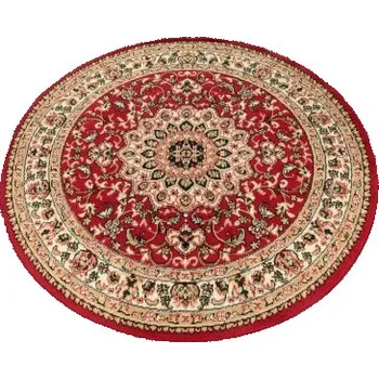 Koberec Makro Abra Kulatý koberec ATLAS F740A červený Rozměr: průměr 100 cm