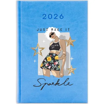 Kalendář Knižkový kalendář pro učitele 2026 A5 modrý