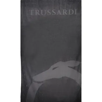 Trussardi TRU2MTW01 Plážová osuška černá 88 x 190 cm