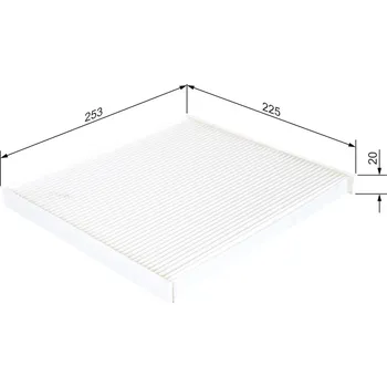 Ventilátor topení a klimatizace Filtr, vzduch v interiéru BOSCH 1 987 432 269