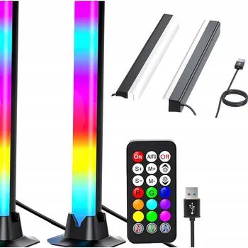 Lampička Chytré RGB Ambientní LED Světlo s Synchronizací, Sada 2ks, Scéna