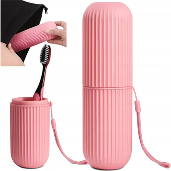 Elektrický zubní kartáček Pouzdro pojemnik na szczoteczke do zębów cestovní organizér růžová