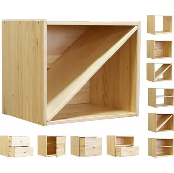 Knihovna Knihovna Wamar-Sosenka 45 x 39 x 35 cm borovice