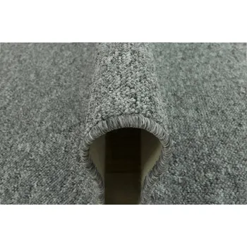 Koberec 200x200 cm ODOLNÝ ŠEDÝ KOBEREC SMYČKOVÝ TURBO