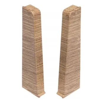 Podlahová lišta Záslepky pro lištu Hi Line 23,4x75mm Cezar 1 sada = 2 ks (levá + pravá) Dub Nevada Mat