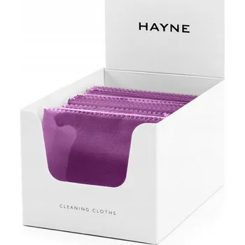 Utěrka ČISTICÍ HADŘÍKY HAYNE NA BRÝLE FIALOVÉ MIKROVLÁKNO 30 kusů