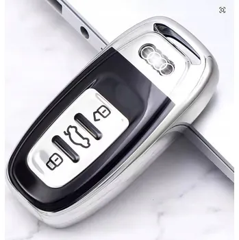 KASER Pouzdro / Obal na klíč od auta AUDI A1 - A7 Q1 Q3 Q5 TT + přívěsek na klíče