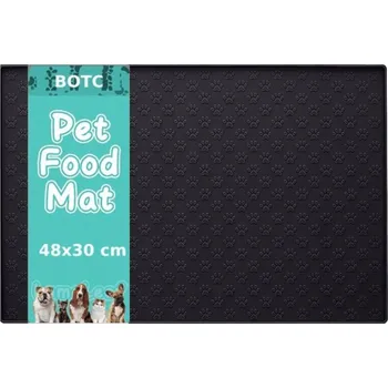 Miska pro psa Silikonová podložka pod misku BOTC černá 0 l