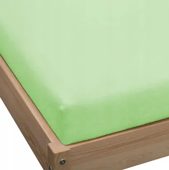 Prostěradlo Prostěradlo jersey s gumou 120x200 světle zelené (seledinové)