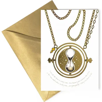 MinaLima Přáníčko: Obraceč času