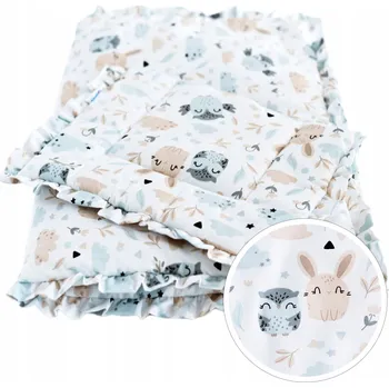 Polštář DĚTSKÝ POLŠTÁŘ BEZ VOLÁNKŮ 75x55 cm BAVLNA BabyU