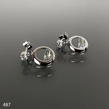 Náušnice Ocelové náušnice č. 487