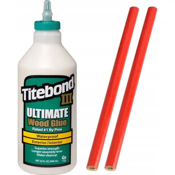 Průmyslové lepidlo Lepidlo na dřevo D4 Titebond III Ultimate 946 ml