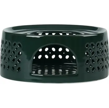 Svícen KERAMICKÝ OHŘÍVAČ POD DŽBÁN NEBO KONVICI NA ČAJ S ČAJOVOU SVÍČKOU (TEA LIGHT) - ZELENÝ
