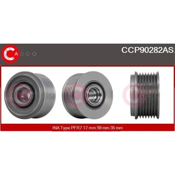 Řemenice, generátor CASCO CCP90282AS