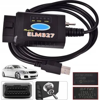 Autodiagnostika Diagnostický OBD2 ELM327 adaptér pro čtení chyb a LIVE DATA