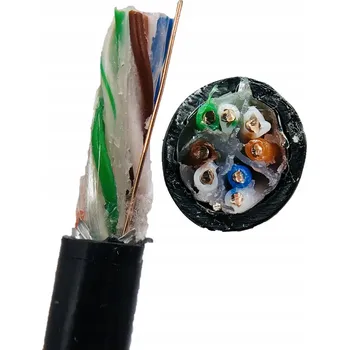 elektrický kabel Telekomunikační kabel Kulatý FTP Bowi 8 x 0,5
