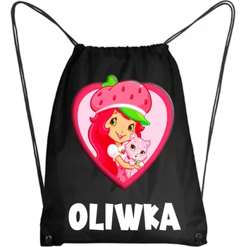 Školní Vak / Batoh na Tělocvik do Školky Školy JAHODA sušenka + JMÉNO