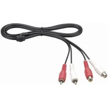 Audio kabel Prodlužovací kabel 2x RCA (cinch) zástrčka - 2x RCA (cinch) zásuvka, 3 m (0659)