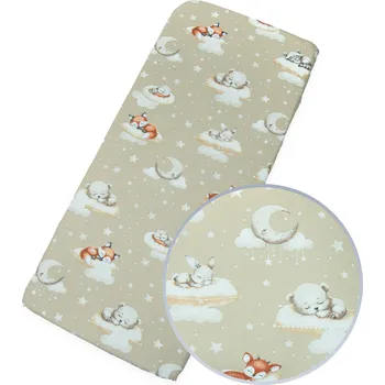 Prostěradlo PROSTĚRADLO DO KOLÉBKY 90x40 cm BAVLNA Kerstin