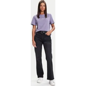 Pánská móda Tommy Hilfiger T-Shirt WW0WW40276 Fialová Regular Fit M