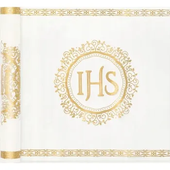 Obraz Běžec na stůl k prvnímu svatému přijímání na přijímání IHS Zlatý 5m