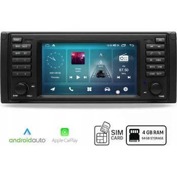 Auto Hi-Fi Autorádio Android BMW E39/E38 7 palců Bluetooth Android Auto Carplay
