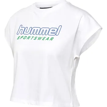 Dámské tričko Triko Hummel hmlLGC JUNE CROPPED T-SHIRT 219244-9001 Velikost XS