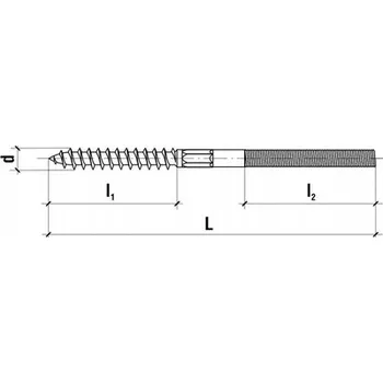 Vrták Vruty do dřeva Wkręt-Met 10 x 140 mm 50 ks