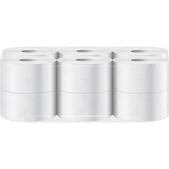 Toaletní papír Jumbo celulóza 2vrstvý 100m - 12 kusů od