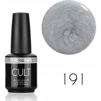 Přípravek na nehty CULT Colour Gel / Hybridní lak 15 ml UV/LED Holographic 191