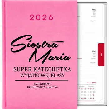 Kalendář Knižkový kalendář 2026 A5 růžový