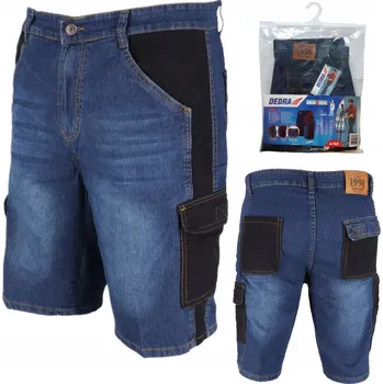 Pracovní obuv DEDRA JEANSOVÉ ŠORTKY LD/54 KRÁTKÉ PRACOVNÍ DŽÍNOVÉ 280g/m2 BH45ST-LD