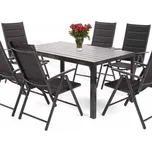 Home & Garden Zahradní nábytek Ibiza Alu Black / Black 6+1 | cena za ks