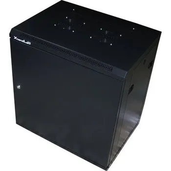 XtendLan 9U/600x450, na zeď, jednodílný, plné dveře, úprava proti vykradení
