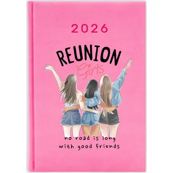 Kalendář Knižkový kalendář pro učitele 2026 A5, růžový