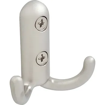 Věšák 030 půlvěšák Ni-SATIN (Věšák na šaty kabáty ručníky klíče)