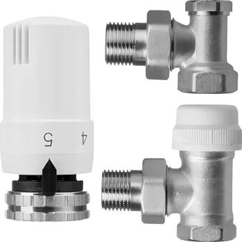 Hlavice pro radiátor Termostatická sada ÚHLOVÁ 1/2"