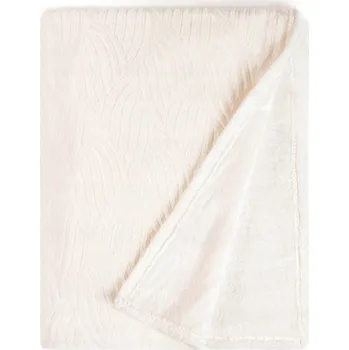 Prostěradlo Deka Homla polyester 150 cm x 200 cm bílá