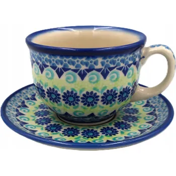 Šálek s podšálkem 200 ml Bolesławiec Keramika dárek