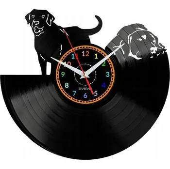 Hodiny PSI HODINY NÁSTĚNNÉ DEKORATIVNÍ MODERNÍ VINYLOVÁ DESKA VINYL JAKO DÁREK