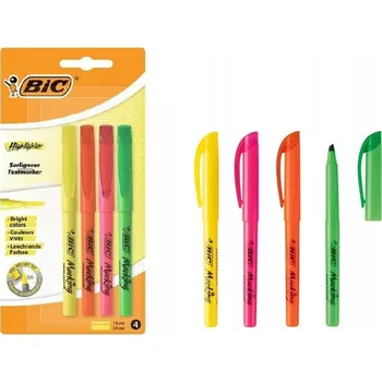 Zvýrazňovač Zvýrazňovač BIC vícebarevný 4 ks
