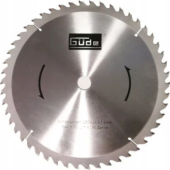 Pilový kotouč Pokosová pila pila GÜDE 250 mm