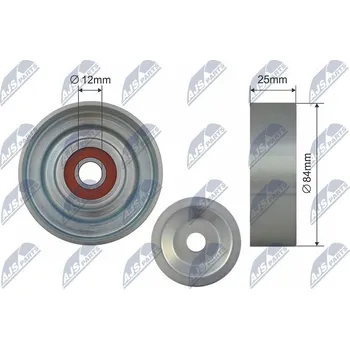 Napínací kladka, žebrovaný klínový řemen NTY RNK-NS-041