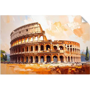 Obraz SAMOLEPICÍ SAMOLEPKA PRO MLÁDEŽ Římské Koloseum Architektura 60x40