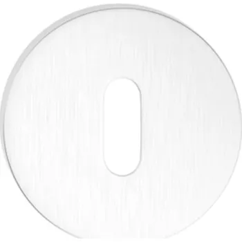 Dveřní kování Vnitřní klika Metal-Bud Štítek kulatý, Štítek s otvorem pro klíč