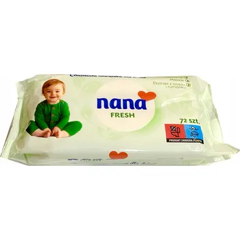 Hygienický ubrousek Vlhčené Vlhčené Ubrousky pro děti Nana 72 ks