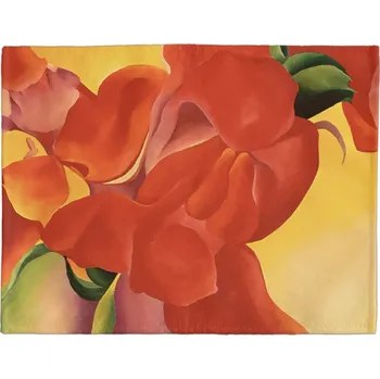 prostírání Prostírání na stůl červené kany Georgia O’Keeffe